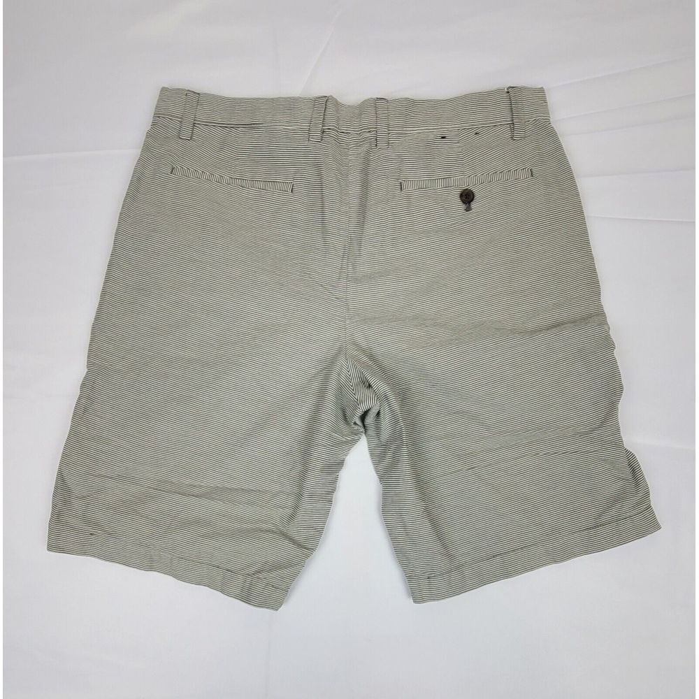 Banana Republic Shorts Mens 35. Flat Front Striped Chino.